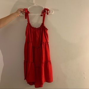 Francesca’s Red Dress